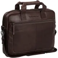 The Chesterfield Brand Calvi -tietokonelaukku 15,6" kannettavalle tietokoneelle, ruskea