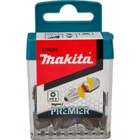 Makita Pz2 Cross-shaped Bits Set 25 Mm 15 Units Clair