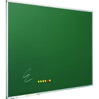 OEM Tableau noir en acier émaillé vert, 8 mm, 120 x 300 cm