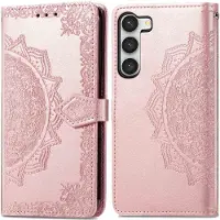 IMoshion Etui de télephone Mandala pour Samsung Galaxy S23 - Rose Doré