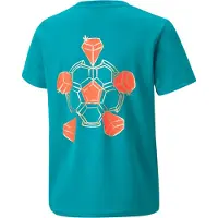 Puma Neymar Diamond Short Sleeve T-shirt Bleu 5-6 Years Garçon