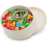 Woet ref 0570 - COMMUTATEUR KVM - Toys-10570 Breloque en Bois Différentes Formes et Couleurs