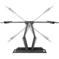 BlueBuilt Support Mural Rotatif 48" - 75" Noir