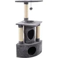 Flamingo Midas Cats Scratcher Argenté 38 x 38 x 105 cm