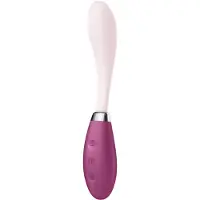 Satisfyer G-Spot Flex 3 - vibromasseur rechargeable point G (rose-rouge)