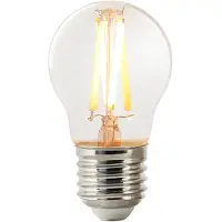 Nordlux Smart LED bulb - éclairage intelligent - Ø 4,5 x 8,5 cm - E27 - 4,7W - fonction de gradation via l'application - blanc.