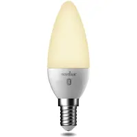 Nordlux Smart LED bulb - éclairage intelligent - Ø 3,5 x 10,7 cm - E14 - 4,7W - fonction de gradation et couleur de lumière réglable via l'appli - blanc.