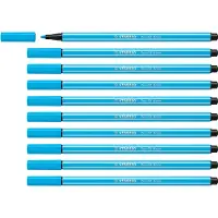 Stabilo Premium-Filzstift - Pen 68 - 10er Pack - neonblau