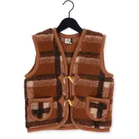 Alwero Gilet Alwero Bodywarmer Alpen Junior Krata Marron Fille | Pointure 80