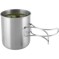 Tatonka Handle Mug 500, 4072-000 Stainless, mug de voyage