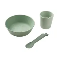 Done by Deer Set de Vaisselle - Thermoplastique - 3 Parties - Ki - - UneTaille - Set de Vaisselle