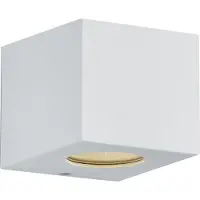 REALITY IMPORT Applique d'extérieur LED CORDOBA blanche 2 W, blanc chaud, 200 lm, plastique, dim. : 9 x 10 x 10 cm, IP44, RL