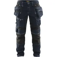 Blakläder X1900 Work Trousers Denim Stretch 1990 - Bleu Marine/noir - Taille 48 (M)