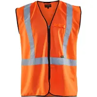 Blakläder Gilet zippé haute visbilité Orange Fluo 4XL - 5XXL