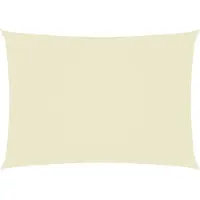 vidaXL Voile d'ombrage Oxford Rectangulaire 2x4,5 m Crème