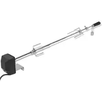 vidaXL Broche à griller avec moteur acier 1000 mm