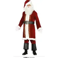 Guirma Santa Claus Men Costume Rouge S