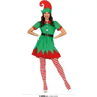 Fiesta Elf Woman Costume Vert L