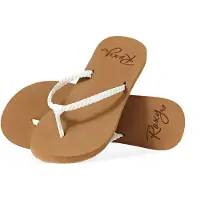 Roxy Tongs Costa, blanches, taille 39 (EU), pour femme, blanches, taille 39 (EU)