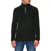 Protest Pull de Ski Protest Men Perfecto 1/4 Zip Top True Black-S
