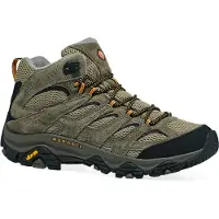 Merrell - Chaussures de randonnée GORE-TEX - Moab 3 Mid GTX Pecan pour Homme en Matières Recyclées - Taille 42 - Beige
