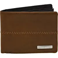 Quiksilver Stitchy Tri-Fold Porte-monnaie homme marron