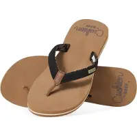 Reef Claquettes / Tongs 'Cushion Sands' chocolat / or / noir