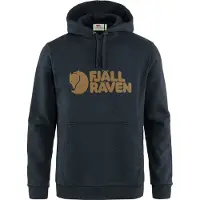 Fjällräven - Sweat à capuche en coton - Fjällräven Logo Hoodie M Dark Navy en Coton - Taille M