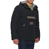 Napapijri Veste mi-saison 'Rainforest' beige / bleu / rouge / noir