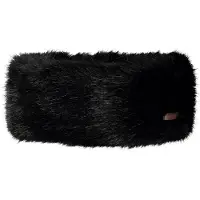 Barts - Bandeau en fourrure synthétique - Fur Headband Black pour Femme - Noir