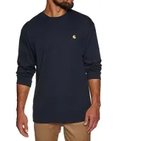 Carhartt WIP T-Shirt 'Chase' bleu marine / jaune d'or