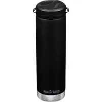 Klean Kanteen Tkwide 20oz With Twist Cap Insulated Thermal Bottle Noir
