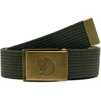 Fjällräven - Ceinture en toile - Canvas Brass Belt Mountain Grey - Gris