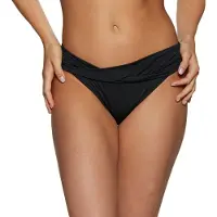 Seafolly Bas de bikini noir