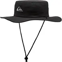 Quiksilver Chapeaux 'Bushmaster' gris clair / noir