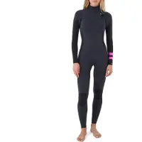 Hurley Combinaison En Néoprène à Manches Longues Et Fermeture éclair Sur La Poitrine Pour Femme Plus 5/3 Mm Wfs0012504