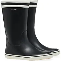 Aigle Bottes de Pluie Aigle Women Malouine Bt Marine Blanc-Taille 38