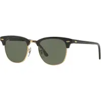 Ray-Ban Clubmaster Classic RB3016 - Carre Noir Or