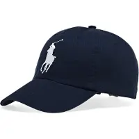 Ralph Lauren unisex. 710673584013 Casquette chino avec visière logo marine (OSFA), Casuel, Coton