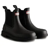 Hunter Boots Bottes en caoutchouc 'Commando' noir