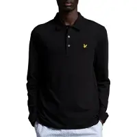Lyle & Scott Polo Manches Longues Noir taille S