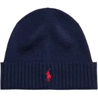 Ralph Lauren Bonnet bleu marine / rouge