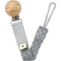BIBS Paci Braid attache-tétine Cloud / Iron 1 pcs