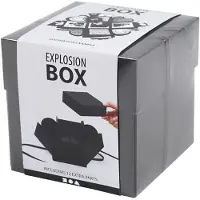 Creativ Company Kreotime - Explosion Box 12x12x12Cm noir | Boîte une pièce