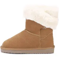 Gooce Bottes de neige 'Florine' crème / marron