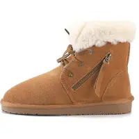 Gooce Après-ski 'Agarita' marron / blanc naturel