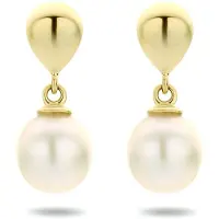 Marie-Celeste Celeste Overhangers Parel - 5 - Gold, (Or jaune 14 carats)