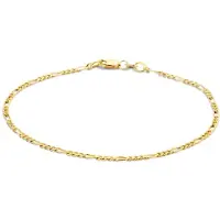 Marie-Celeste Celesta Armband Figaro 1,8 mm - Goud, (Or jaune)