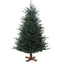 Molecule Sapin de Noël artificiel Arkansas avec base en bois 152 cm