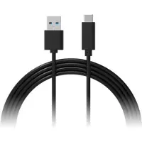 XLayer 214345 câble USB 1 m USB A USB C Male Black - Câbles USB (1 m, USB A, USB C, 3.0 (3.1 Gen 1), 5000 Mbit/s, Black)